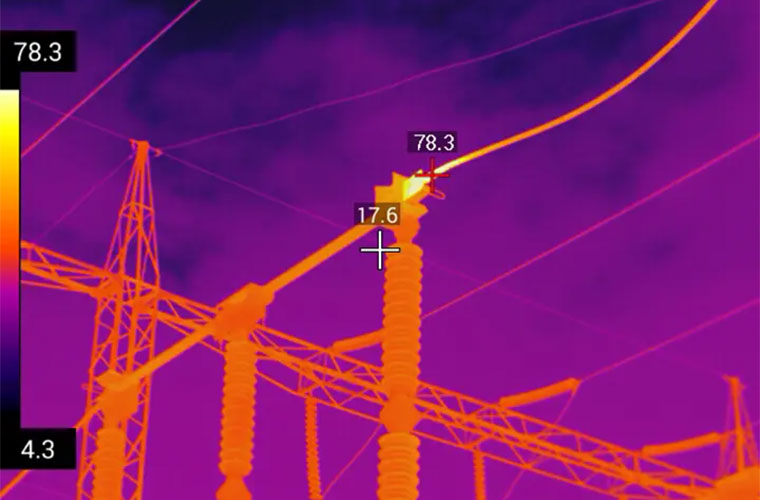 红外热成像技术在高压输电线路中的应用